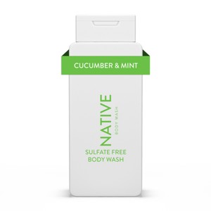 Native Body Wash - Cucumber & Mint - Sulfate Free - 18 fl oz - 1 of 4