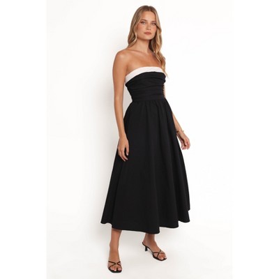 Petal and Pup Marais Strapless Midi Dress