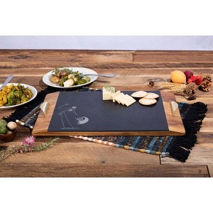 Toscana Disney Nightmare Before Christmas Jack and Zero Covina Acacia and Slate Serving Charcuterie Tray - 1 of 4