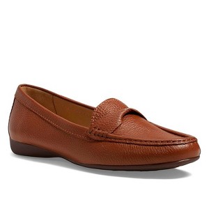 Marc Joseph New York | Womens Leather Slip On Beverley Road Twisted Penny Driver Loafers - 1 of 4