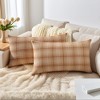 REGALWOVEN Plaid Decorative Check Soft Throw Pillow Covers  2 Pcs - 2 of 4