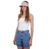 Tahari Women's Marled Straw Visor Hat with Fabric Band - Packable Straw Hat for Women - 4 of 4