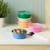 10pc (set of 5) Plastic Round Meal Prep Food Storage Container Set - Room Essentials™ - 2 of 3