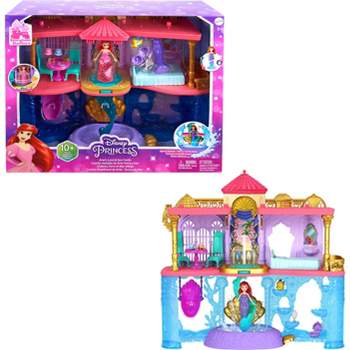 Disney Princess Ariel Stacking Castle Doll House with Small Doll