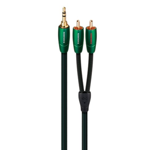 Audioquest Evergreen 3.5mm Male To Rca Male Cable - 9.84 Ft. (3m