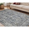 Ivory Gray And Rust Oriental Area Rug - 2 of 4