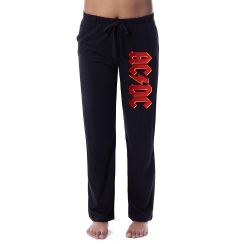 Ac/dc Womens' 80s Vintage Rock Band Logo Classic Sleep Pajama