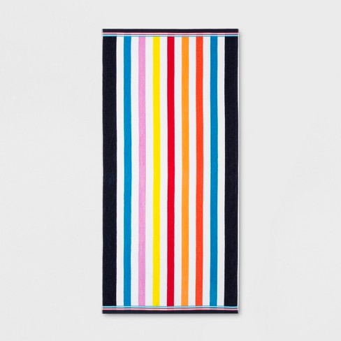 Xl Bright Stripes Beach Towel Sun Squad