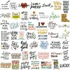 Wrapables Waterproof Vinyl Stickers for Water Bottles, Laptop, Phones, Skateboards, Decals for Teens, 100pcs, Quotes - 3 of 4