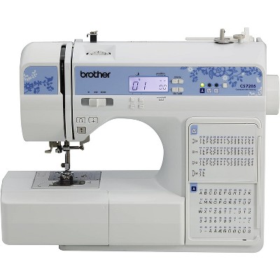 White Computerized Quilting Sewing Machine with Wide Table