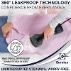 Eurolux Portable Handheld Garment Steamer, 1600W, 30s Heat-Up, Detachable Tank, Black - 4 of 4