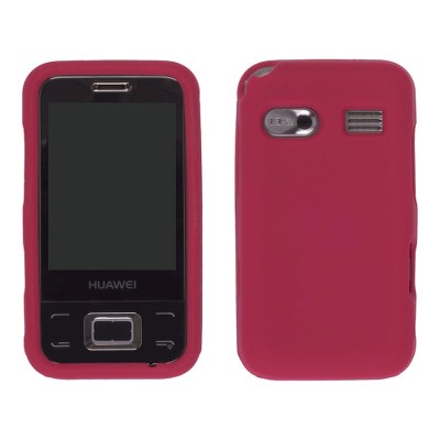 Wireless Solution Silicone Gel Case for Huawei M750 - Red