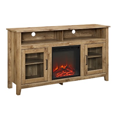Ackerman Modern Transitional Tall with Electric Fireplace TV Stand for TVs up to 65" - Saracina Home
