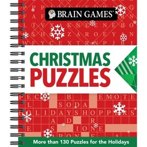 Brain Games - Christmas Puzzles - by  Publications International Ltd & Brain Games (Spiral Bound) - 1 of 1