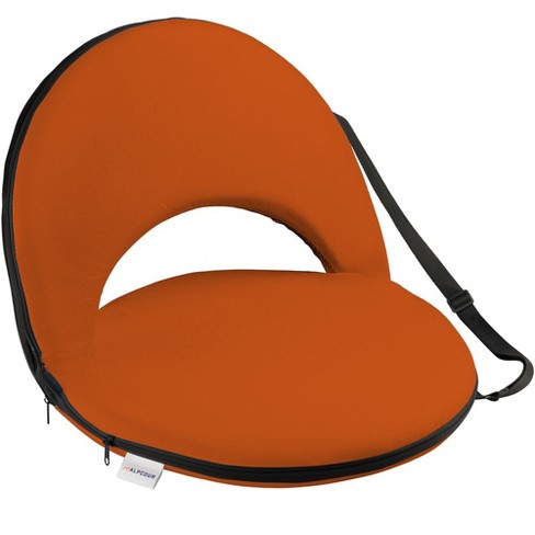 Alpcour Wide Heated Reclining Stadium Seat with Armrests - 21 Orange