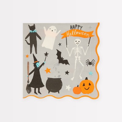 Meri Meri Happy Halloween Large Napkins (Pack of 16)