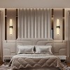 24" Spanish Natural Alabaster LED Wall Sconce Flush Mount Light - 4 of 4
