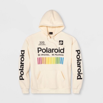 polaroid white hoodie