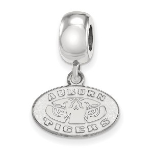 Black Bow Jewelry Sterling Silver Auburn Tigers NCAA Bead Charm - 1 of 4