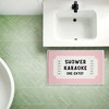 Stupell Industries Shower Karaoke Pink Printed Plush Bathroom Floor Mat, design by Lettered and Lined - 3 of 4
