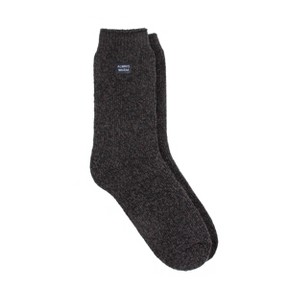 Always Warm by Heat Holders Men's Warmest Twist Crew Socks - Black 7-12 - 1 of 4