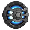 Kenwood XM77BL 7.7" 2-Way Black Coaxial Speakers Marine/Powersports for 6-7/32" Diameter Mounting Hole, 21-Color Front & Back RGB Illumination - 2 of 3