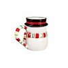 Evergreen Ceramic Cup, 16 OZ, Shaped Snowman - 2 of 4