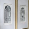 SEVOBAL Wall Art Set of 2 Architectural Pencil Prints Chic Urban Decor ideal for Modern Spaces with Sleek Elegance, Silver, 33.5"*3"*25.6" - 2 of 4