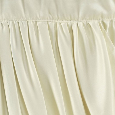 Ivory Polyester Rod Pocket Window Valance