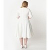 Unique Vintage Women's Plus Delores Swing Dress - 2 of 4