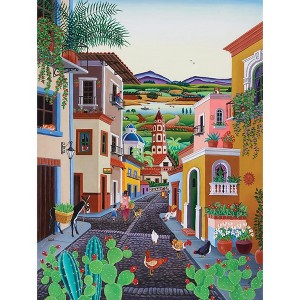 Sunsout Mi Pueblo 500 pc   Jigsaw Puzzle 54016 - 1 of 4