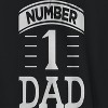 Rerun Island Men's Number One Dad Long Sleeve Graphic Cotton Sweatshirt Hoodie - 2 of 3