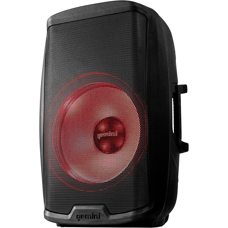 Gemini AS-2115BT-LT 15" 2,000W Powered Loudspeaker With Bluetooth and LED Lights, 5 of 7