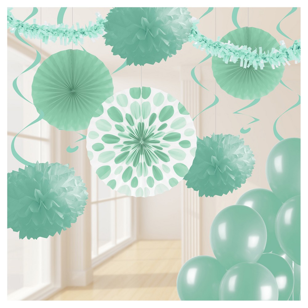 Mint Green Party Decorations Kit