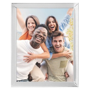 REGALWOVEN Metal Wedding Gift Home Tabletop Decor Simple Picture Photo Frame with Real Glass 1 Pc - 1 of 4