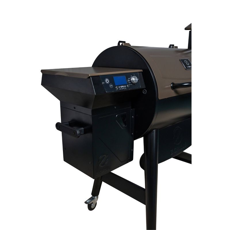 ZPG-7002C3E Wood Pellet Grill BBQ Smoker Digital Control with Cover - Silver - Z Grills, 4 of 5