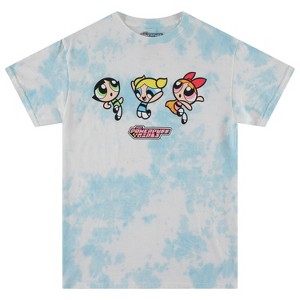 Men's Powerpuff Girls Classic Shirt - Powerpuff Girls Short Sleeve Tee Shirt - Blossom Bubble and Buttercup Mojo Jojo T-Shirt (X-Large) - 1 of 4