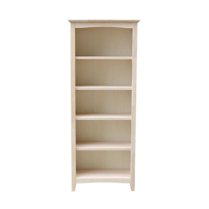 60&#34;x24&#34; Shaker Bookcase Unfinished - International Concepts, 4 of 9