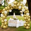Joyfy 150Pcs Large Metallic Gold Balloon Arch Kit,18, 12, 10, 5-Inch Latex Balloons for Birthdays, Graduations, Weddings, Easter Holiday Decorations - 4 of 4