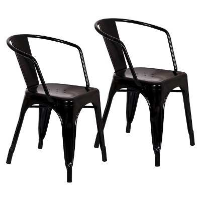 target black dining chairs