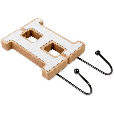 Buy 4Piece “HOME” Wood Letters Key Holder Wall Mount Hooks Wall Decor
