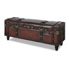 vidaXL Storage Bench Dark Brown - 2 of 2