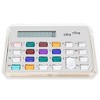 Gemstone Pocket Calculator | Silver | Compact | Cute Fun Charming | Large Colorful Crystal Bling Buttons - 3 of 4