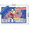 Trends International Looney Tunes x Team USA - Believe In Yourself Framed Wall Poster Prints - 3 of 4
