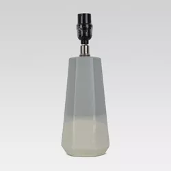 Dipped Ceramic Small Lamp Base Blue/White - Threshold™