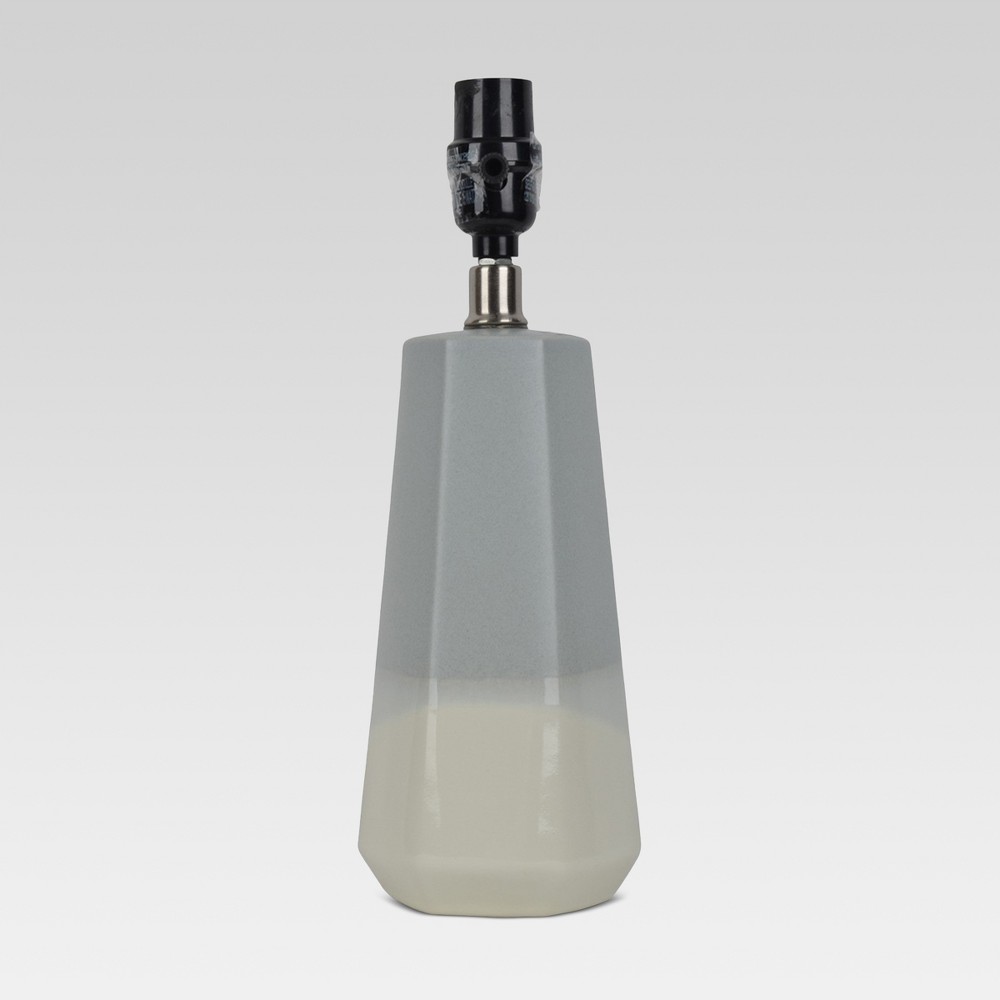 Dipped Ceramic Small Lamp Base Blue/White - Threshold™