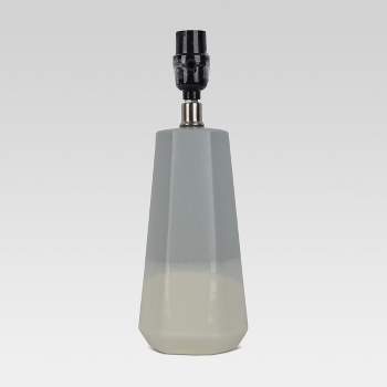 Dipped Ceramic Small Lamp Base Blue/White - Threshold™
