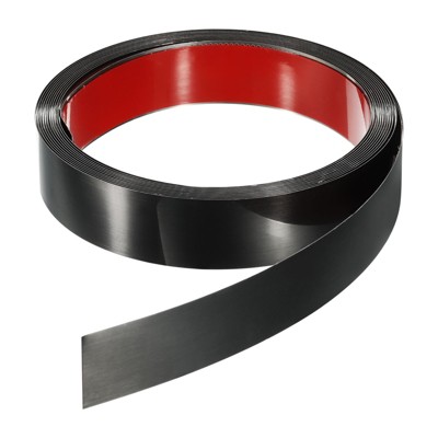 Unique Bargains Self-Adhesive Stainless Steel Mirror Finish Peel and Stick Wall Trim