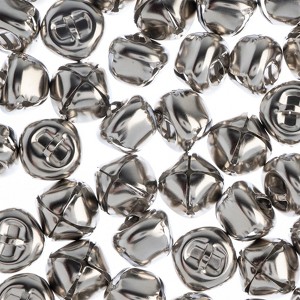 John Bead 100 Pieces 25mm Gold Craft Jingle Bells for Christmas Holiday Home Decorations Party Favors Supplies - 1 of 4