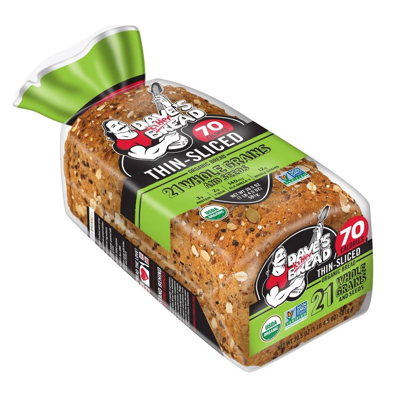 Dave&#39;s Killer Bread Organic 21 Whole Grains and Seeds Bread - 20.5oz, 2 of 11